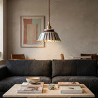 Loftlampe i Keramik – Justerbar Ledning og Mønstret Finish 1