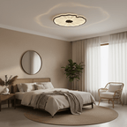 Loftslampe i Akryl – Lotusbladsdesign med Blødt og Behageligt Lys 12