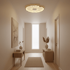 Loftslampe i Akryl – Lotusbladsdesign med Blødt og Behageligt Lys 8