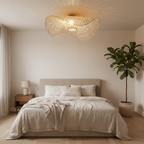 Loftslampe i Bambus og Rattan – Unikt Lysmønster til Stue og Soveværelse 2