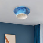 Loftslampe i Keramik – Unikt og Charmerende Kaffekopdesign 1