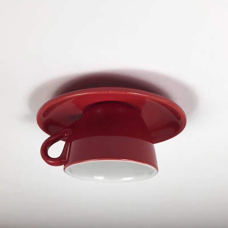 Loftslampe i Keramik – Unikt og Charmerende Kaffekopdesign 11
