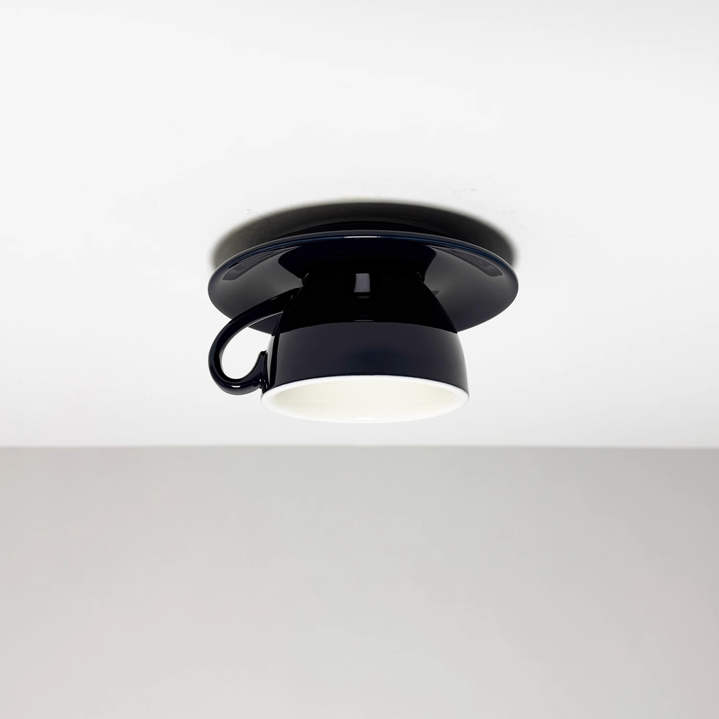 Loftslampe i Keramik – Unikt og Charmerende Kaffekopdesign 12