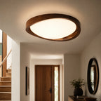 Loftslampe i Valnødstræ – Buet Design til Elegant Belysning 10