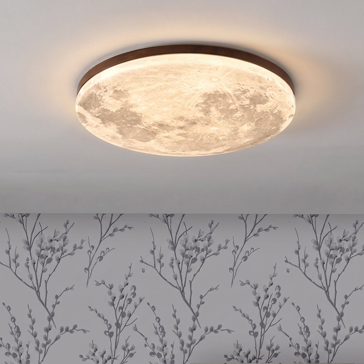 Måneformet Loftslampe til Soveværelset – Fås med Dæmpbart Lys 4