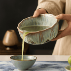 Matcha Sæt i Keramik – 8 Dele med Ovnglasur og Bambusværktøj 1