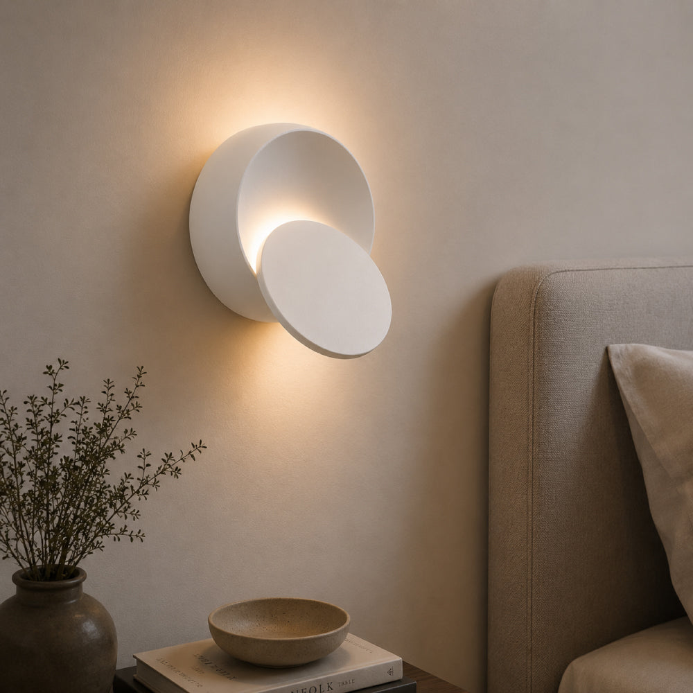 Minimalistisk Aluminium Væglampe - 350° Drejeligt Design med Fleksibel Belysning 1
