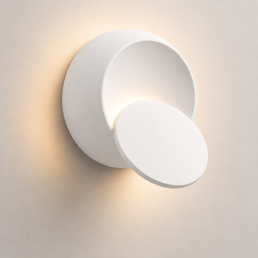 Minimalistisk Aluminium Væglampe - 350° Drejeligt Design med Fleksibel Belysning 10