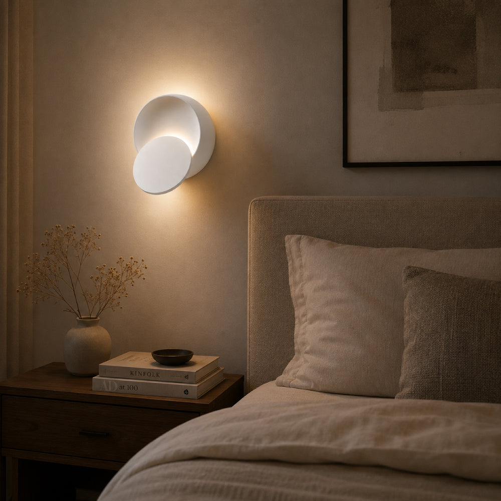 Minimalistisk Aluminium Væglampe - 350° Drejeligt Design med Fleksibel Belysning 12
