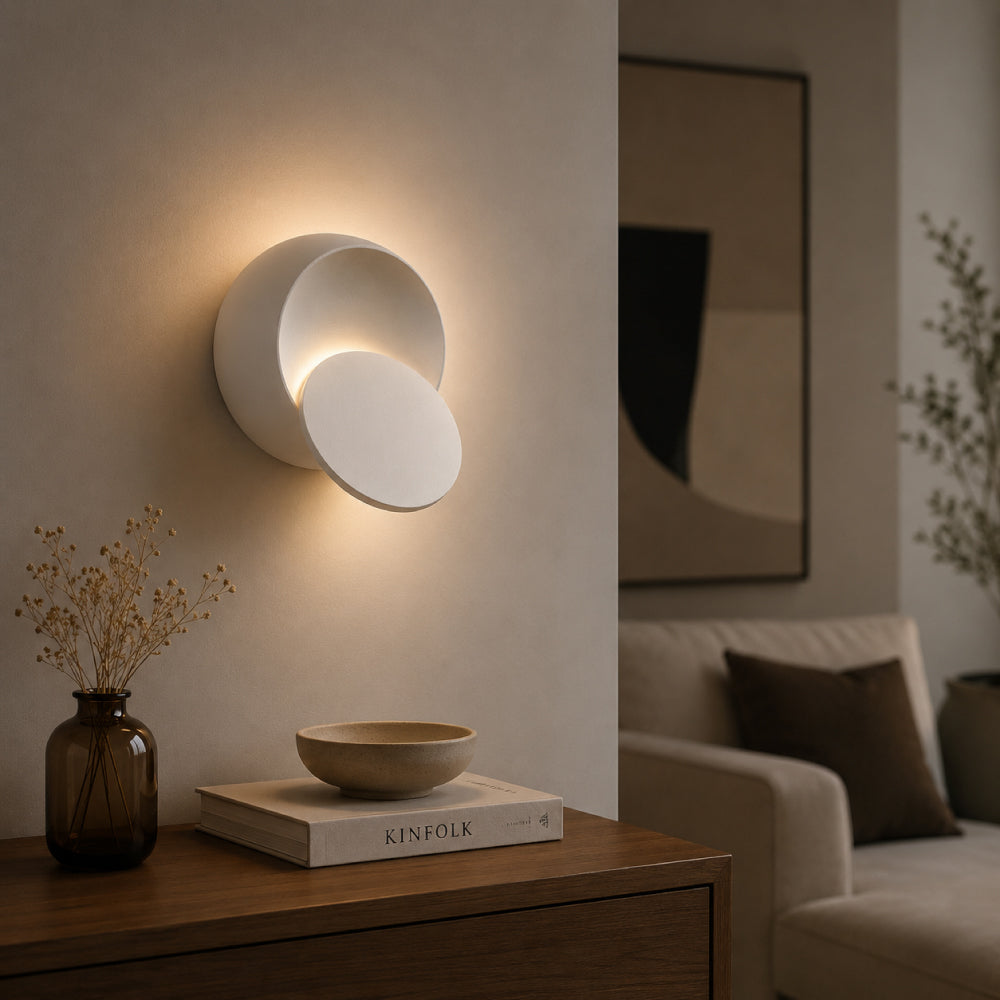 Minimalistisk Aluminium Væglampe - 350° Drejeligt Design med Fleksibel Belysning 6
