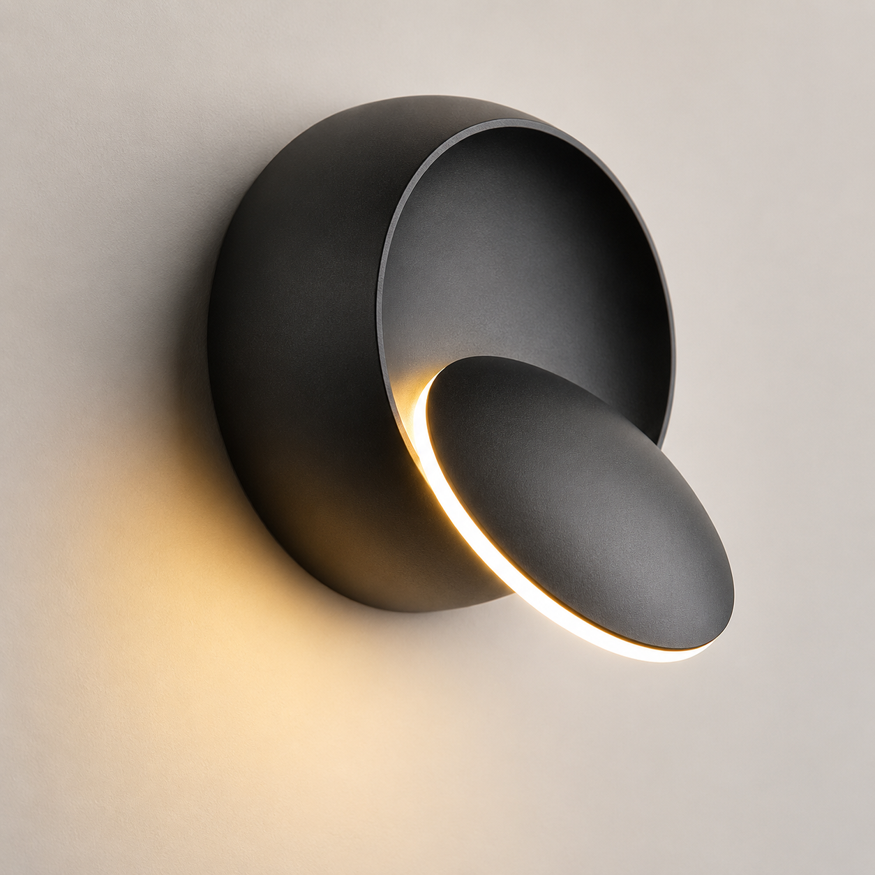 Minimalistisk Aluminium Væglampe - 350° Drejeligt Design med Fleksibel Belysning 9
