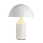 Minimalistisk Bordlampe - Kuppelformet Skærm med Skulpturel Silhuet 11