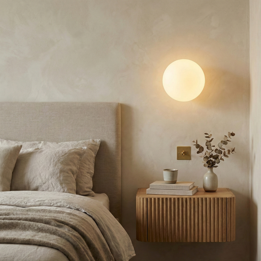 Minimalistisk Glas Væglampe - Elegant og Holdbart Design 3
