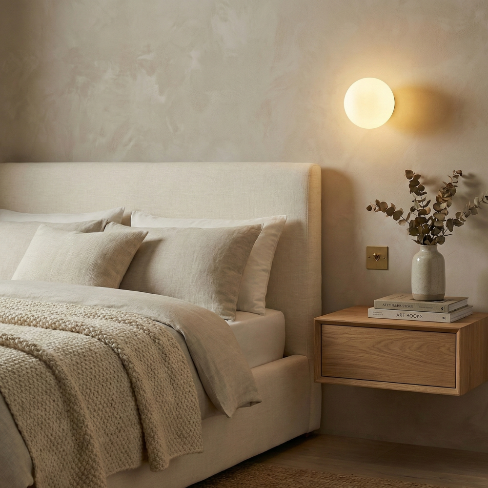 Minimalistisk Glas Væglampe - Elegant og Holdbart Design 4
