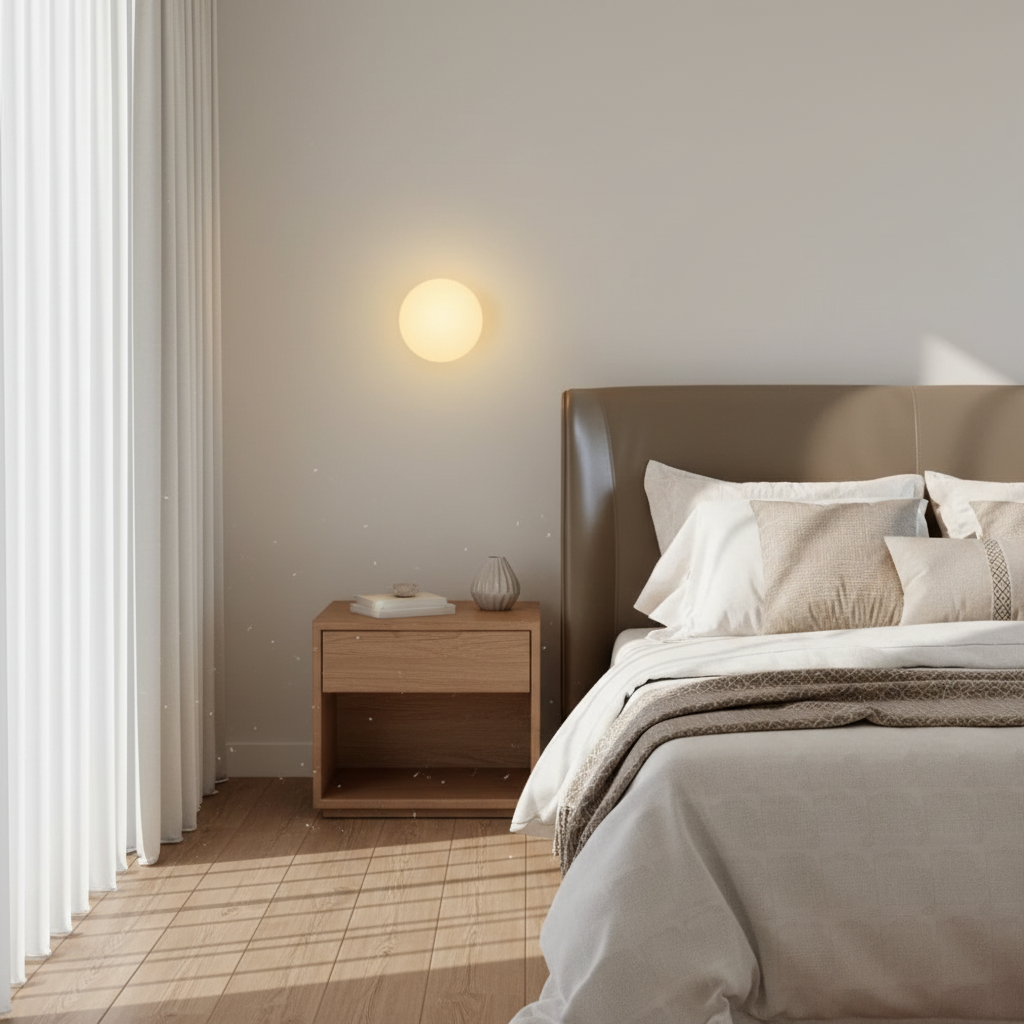 Minimalistisk Glas Væglampe - Elegant og Holdbart Design 5
