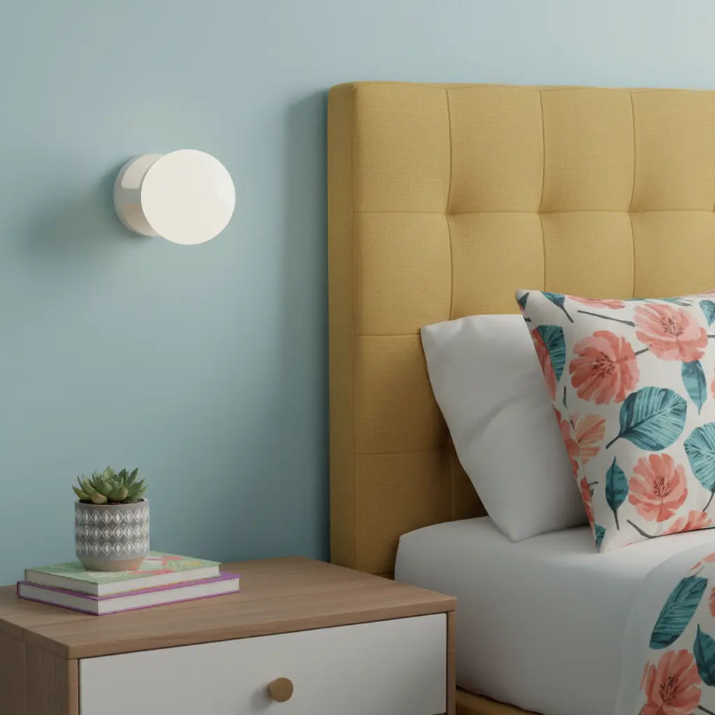 Minimalistisk Keramisk Væglampe – Farverigt Design til Stilfuld Belysning 5