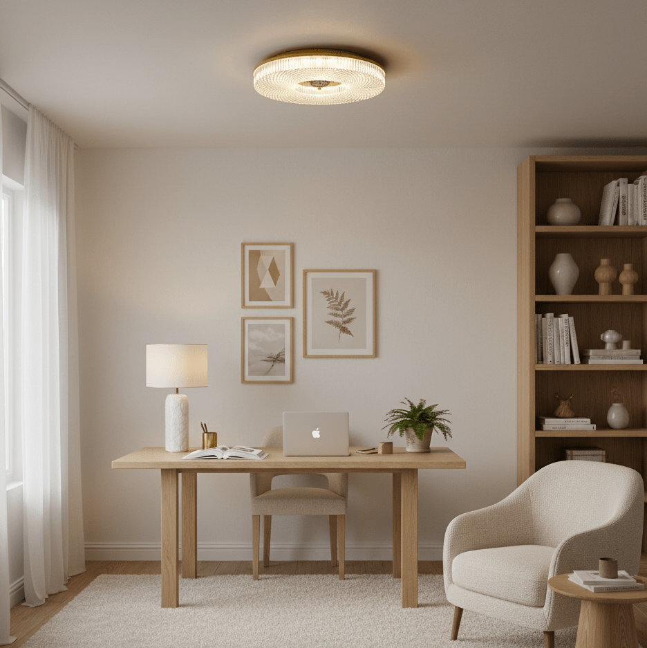 Minimalistisk Loftlampe - Akryl med Blød Lysgennemgang Dæmpbar Lys 0
