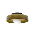 Minimalistisk Loftlampe - Svævende Glaskugle i Cirkulær Ramme 14