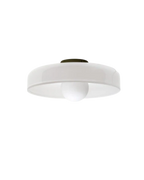 Minimalistisk Loftlampe - Svævende Glaskugle i Cirkulær Ramme 8