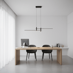 Minimalistisk Metal Pendel Lampe - Justerbar Højde og Dæmpbart Lys 3
