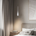 Minimalistisk Pendellampe – Vanddråbeformet Design med Justerbar Ledning 1