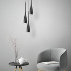 Minimalistisk Pendellampe – Vanddråbeformet Design med Justerbar Ledning 3