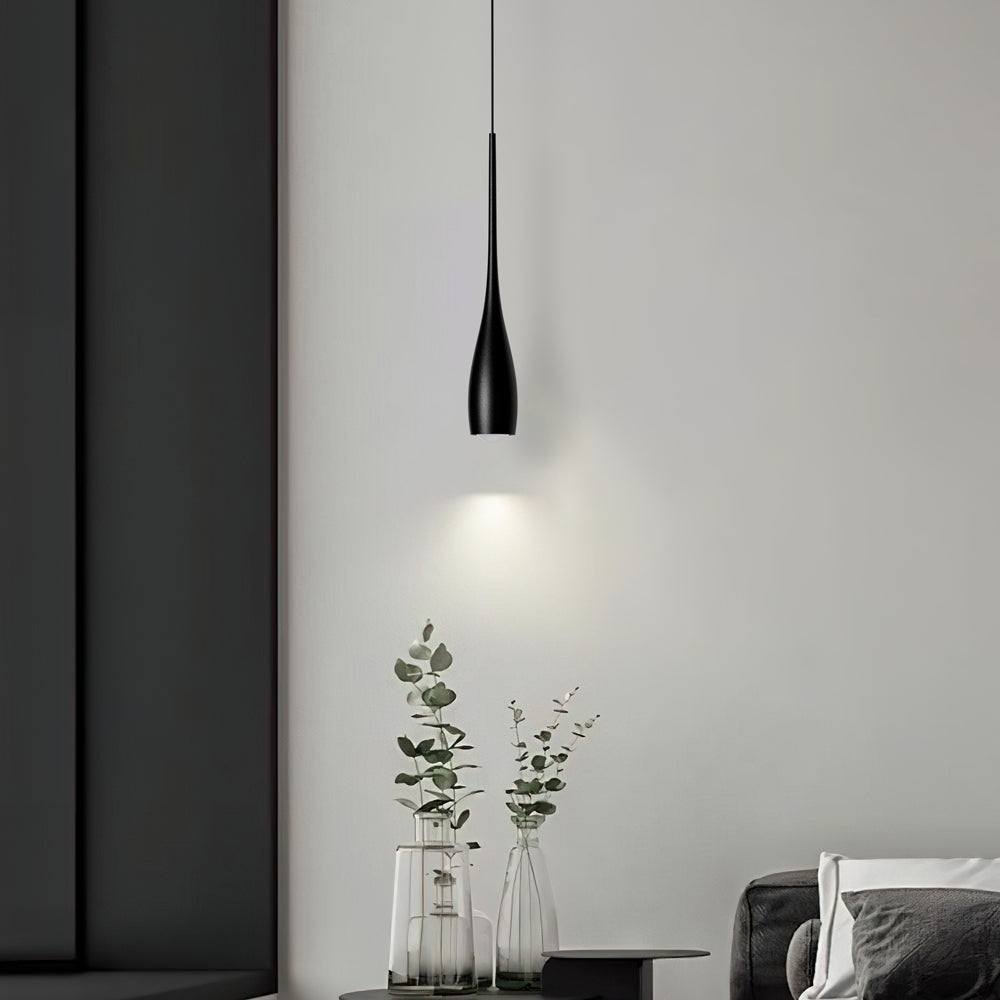 Minimalistisk Pendellampe – Vanddråbeformet Design med Justerbar Ledning 6