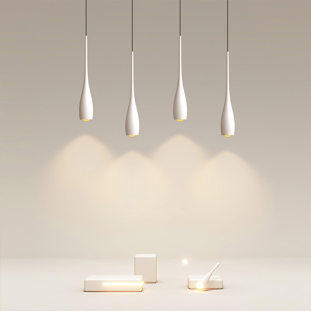 Minimalistisk Pendellampe – Vanddråbeformet Design med Justerbar Ledning 8