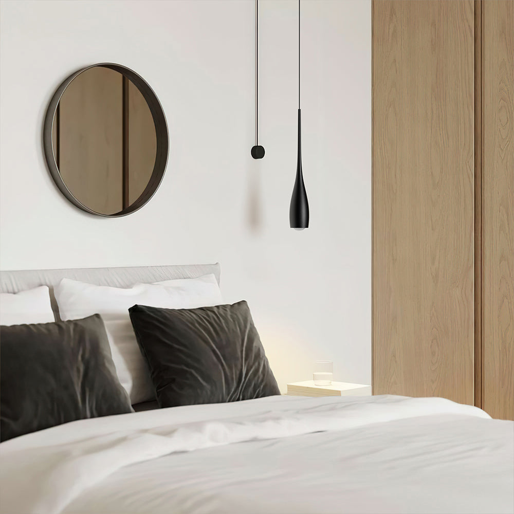 Minimalistisk Pendellampe – Vanddråbeformet Design med Justerbar Ledning 9