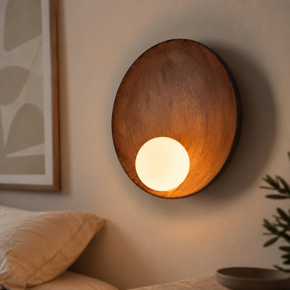 Minimalistisk Væglampe i Jern og Harpiks – Moderne Design 0