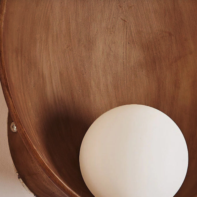Minimalistisk Væglampe i Jern og Harpiks – Moderne Design 8