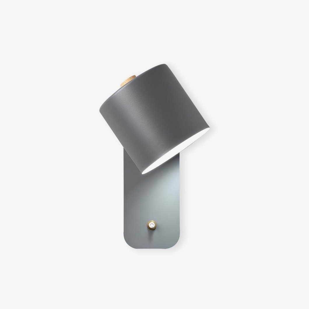 Minimalistisk Væglampe i Metal - Drejeligt Spotdesign med Fleksibel Lysretning 11