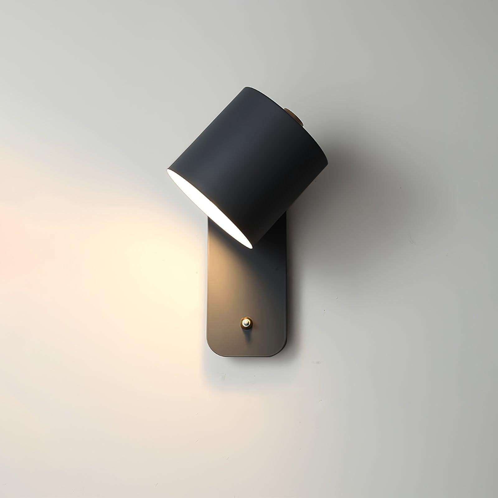 Minimalistisk Væglampe i Metal - Drejeligt Spotdesign med Fleksibel Lysretning 14
