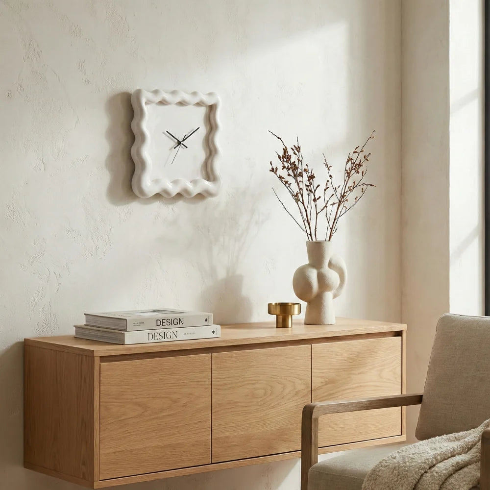 Minimalistisk Vægur med Lydløs Gang – 30 cm 3