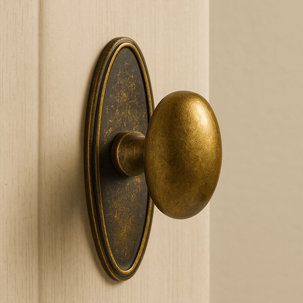 Møbelknop i Antik Messing – Solid Konstruktion med Vintage Finish 5