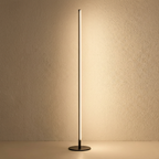 Moderne Høj Gulvlampe i Metal - Slankt Design med Energieffektiv LED 0