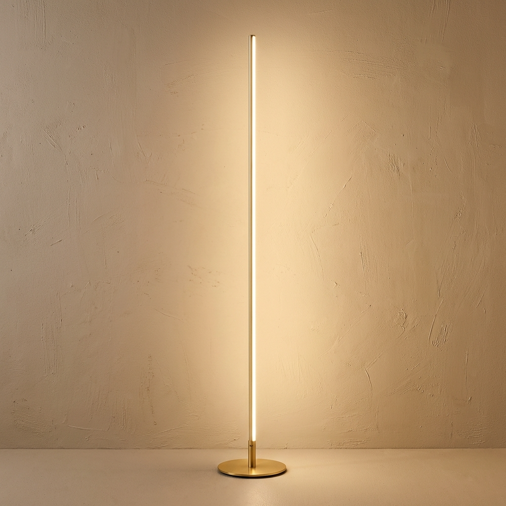 Moderne Høj Gulvlampe i Metal - Slankt Design med Energieffektiv LED 7