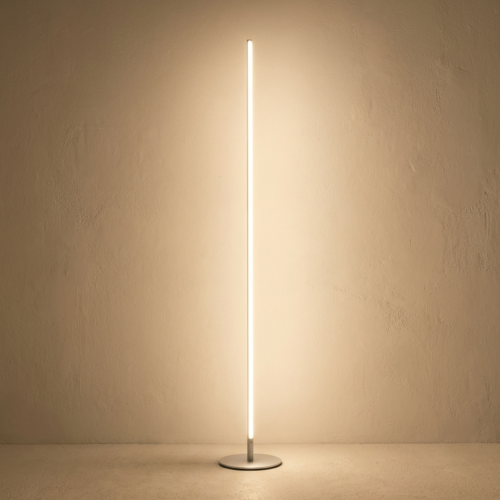 Moderne Høj Gulvlampe i Metal - Slankt Design med Energieffektiv LED 8