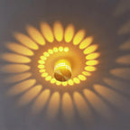 Moderne LED Væglampe - Spiralformet Lysmønster 2