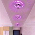 Moderne LED Væglampe - Spiralformet Lysmønster 5