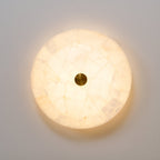 Moderne Loftlampe i Alabast - Hvid og Guld Elegant Design 5
