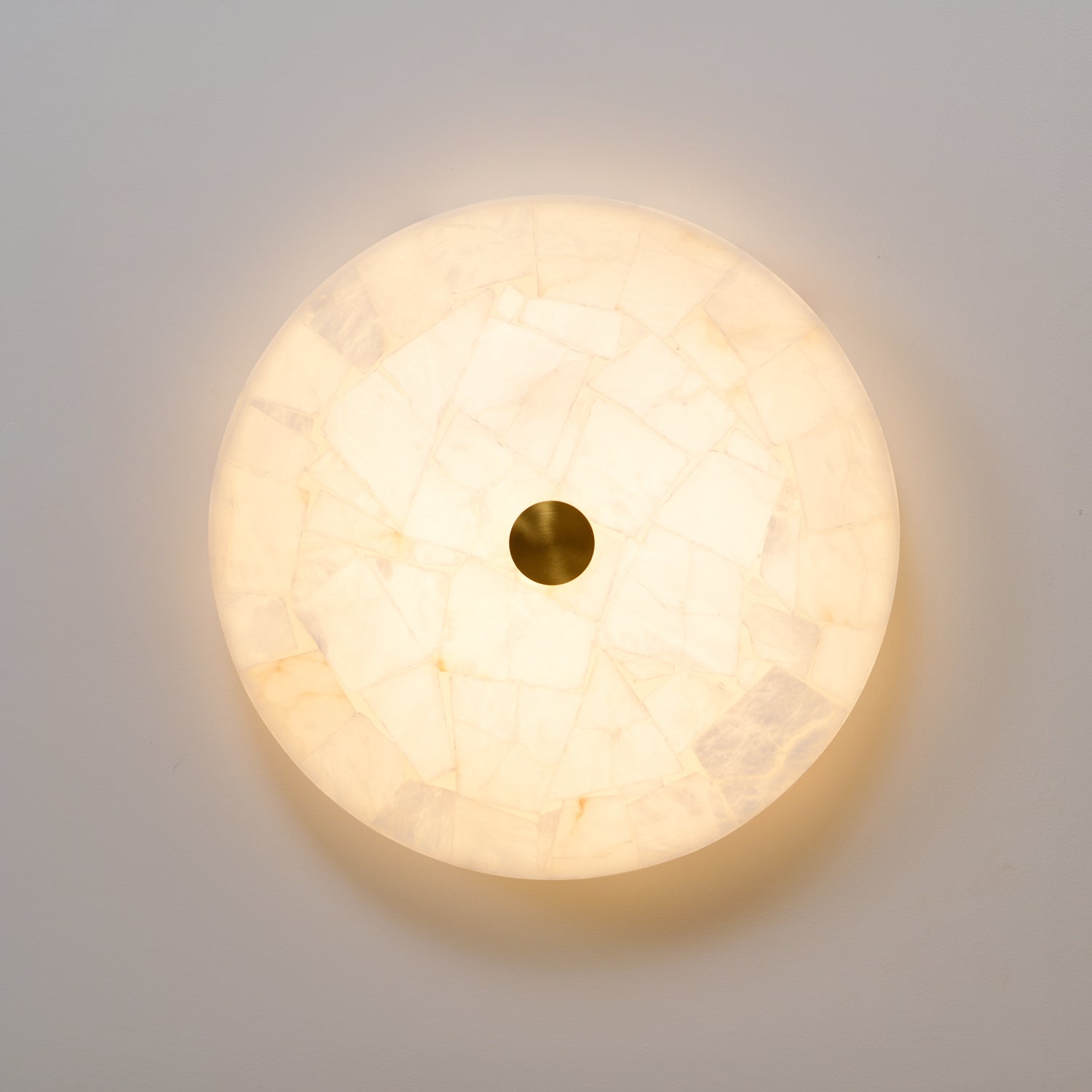 Moderne Loftlampe i Alabast - Hvid og Guld Elegant Design 5
