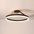 Moderne Loftlampe i Aluminium - Svævende Ringdesign med Justerbar Lysstyrke 6
