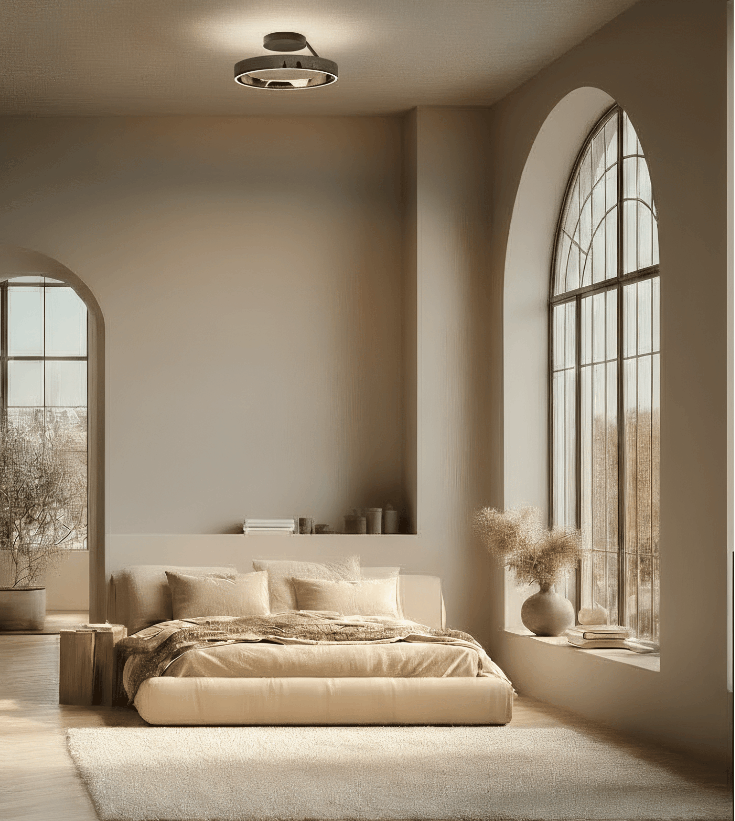 Moderne Loftlampe i Aluminium - Svævende Ringdesign med Justerbar Lysstyrke 7
