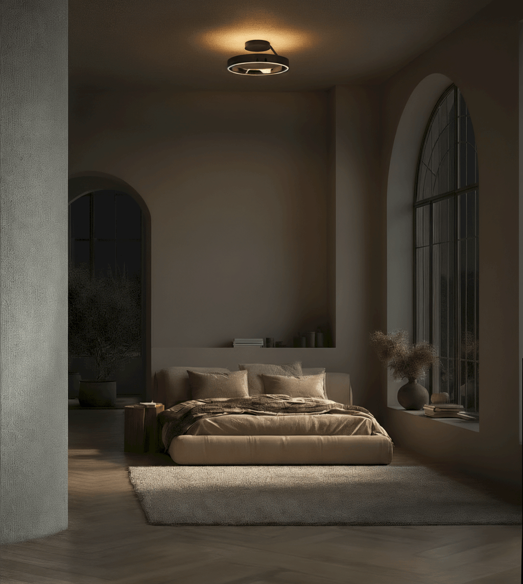 Moderne Loftlampe i Aluminium - Svævende Ringdesign med Justerbar Lysstyrke 9