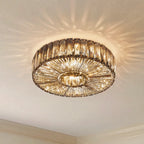 Moderne Loftlampe i Glas – Justerbar Lysstyrke og Elegant Rundt Design 2