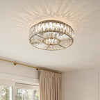 Moderne Loftlampe i Glas – Justerbar Lysstyrke og Elegant Rundt Design 4