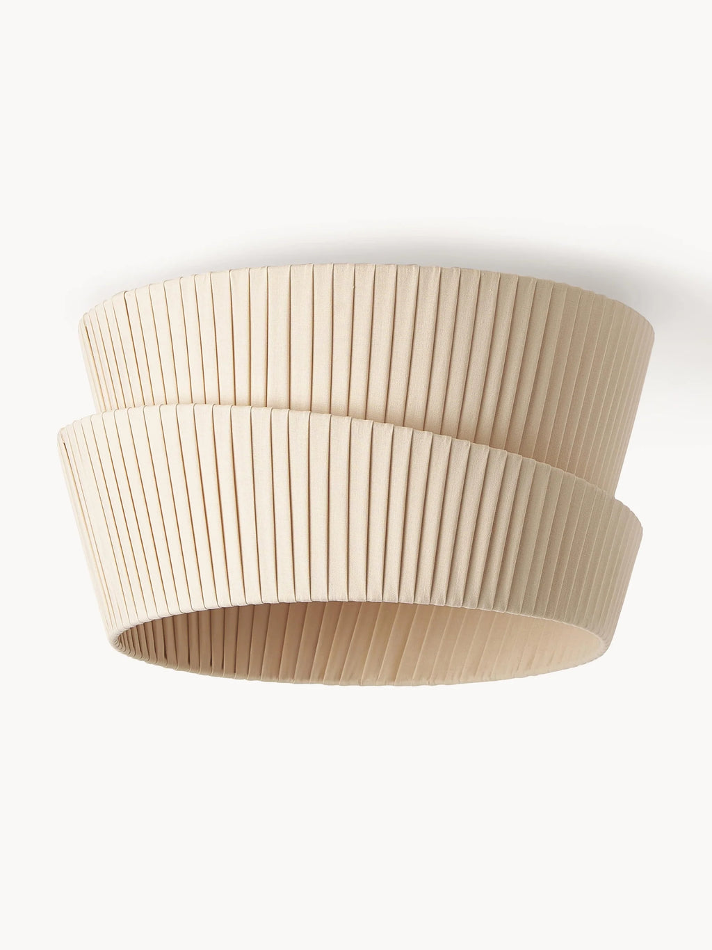 Moderne Loftlampe i Plisseret Stof 6