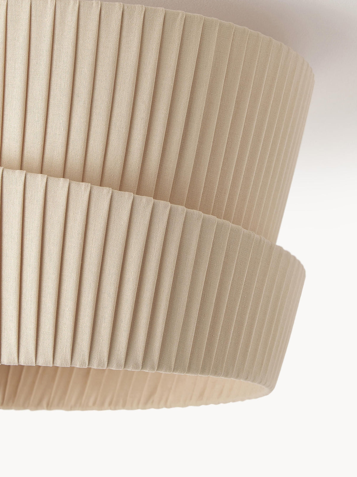 Moderne Loftlampe i Plisseret Stof 5