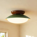 Moderne Loftlampe med Frostet Kuppel – Elegant Belysning til Stilfuld Indretning 0